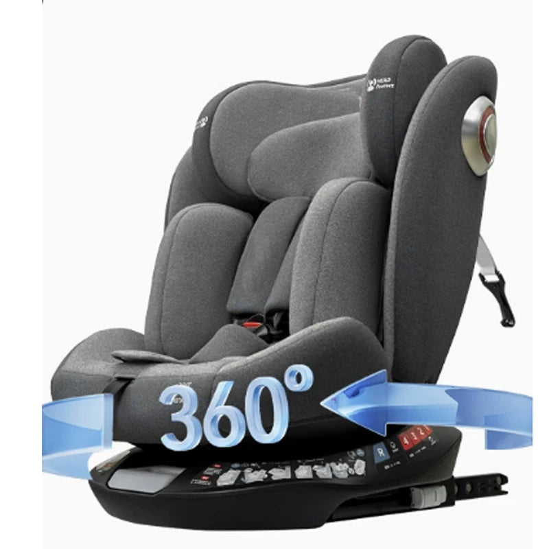 New design Child Safety Seat-Car-mounted Baby Car Seat with 360-degree Rotation CE Certified 22-27kg Capacity