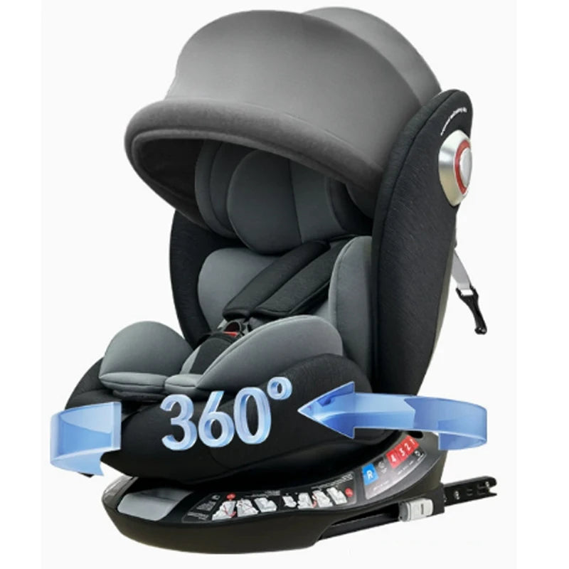New design Portable 360 Degree Rotation Baby Safety Seat Child Car Seat for 0-12 Years Old Baby Car Seats & Accessories