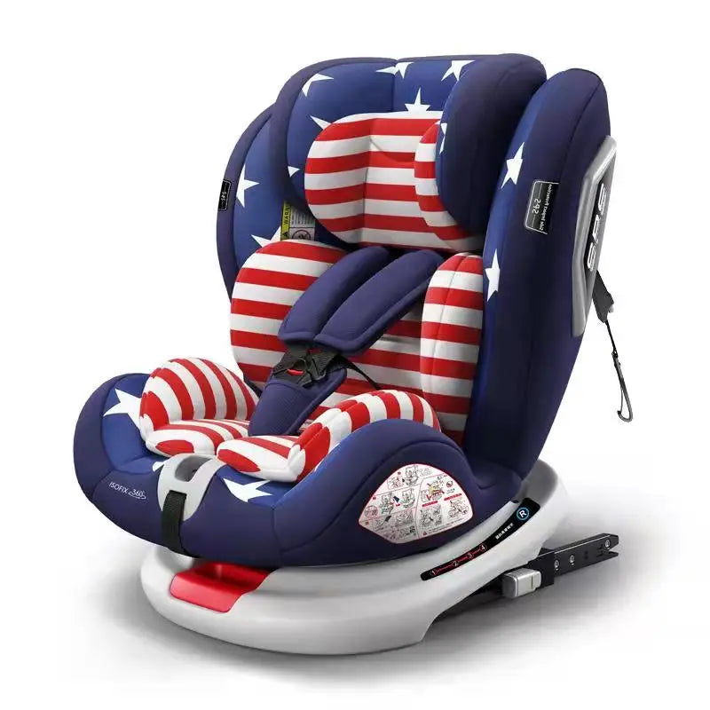 Fast Shipping Factory Supply Custom Logo Group 0+123 Rotate Infant Portable Safety 360 Degree Baby Child Car Seats