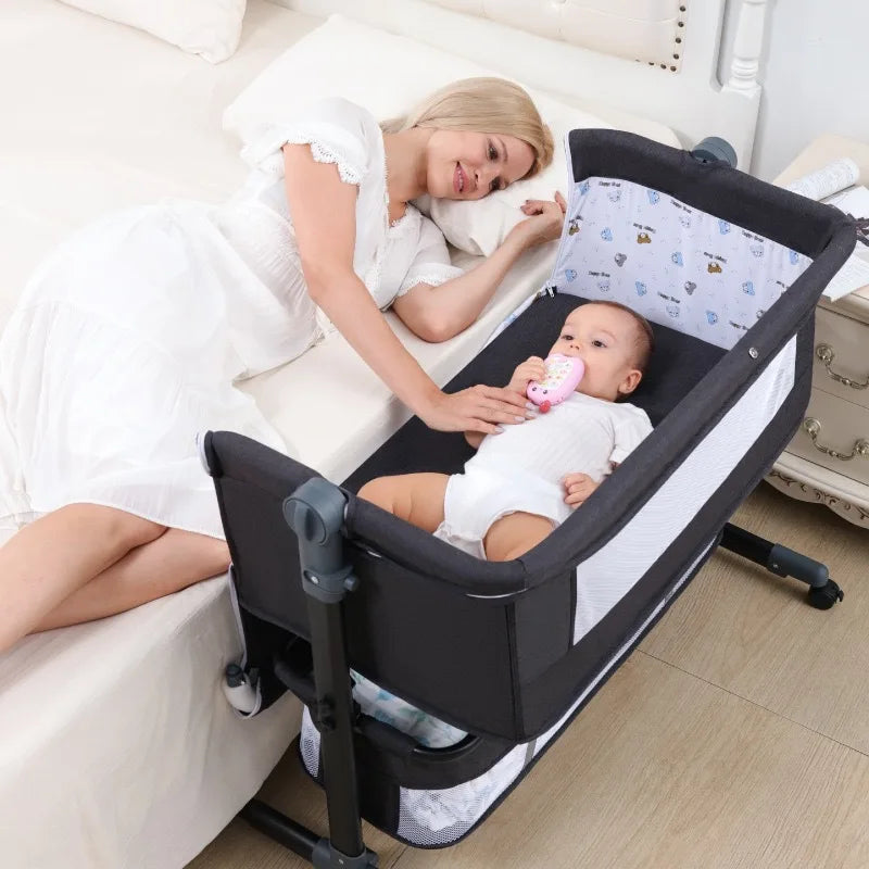 Multifunctional Adjustable Height Baby Bassinet Bedside Sleeper Baby Swing Bed Cradle and Crib Quality Baby Stroller Product