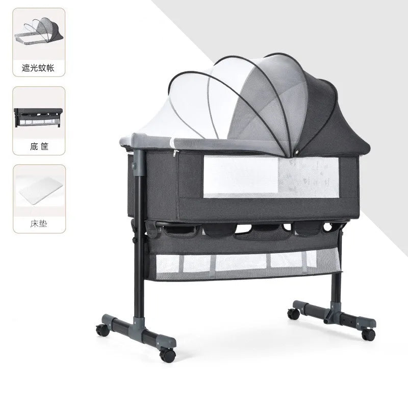 Multifunctional Adjustable Height Baby Bassinet Bedside Sleeper Baby Swing Bed Cradle and Crib Quality Baby Stroller Product