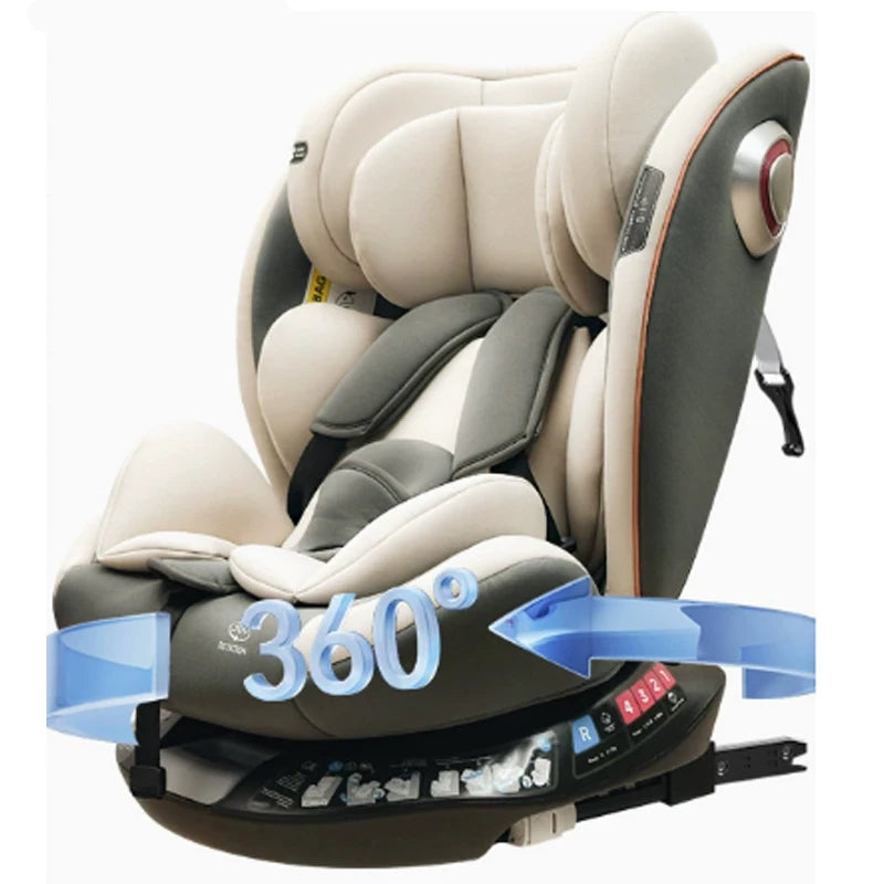 Purorigin I-size ECE R44 Great Quality Portable Rotating 360 Group 0-12 Baby Car Seat Infant Car Seat with ISOFIX and LATCH