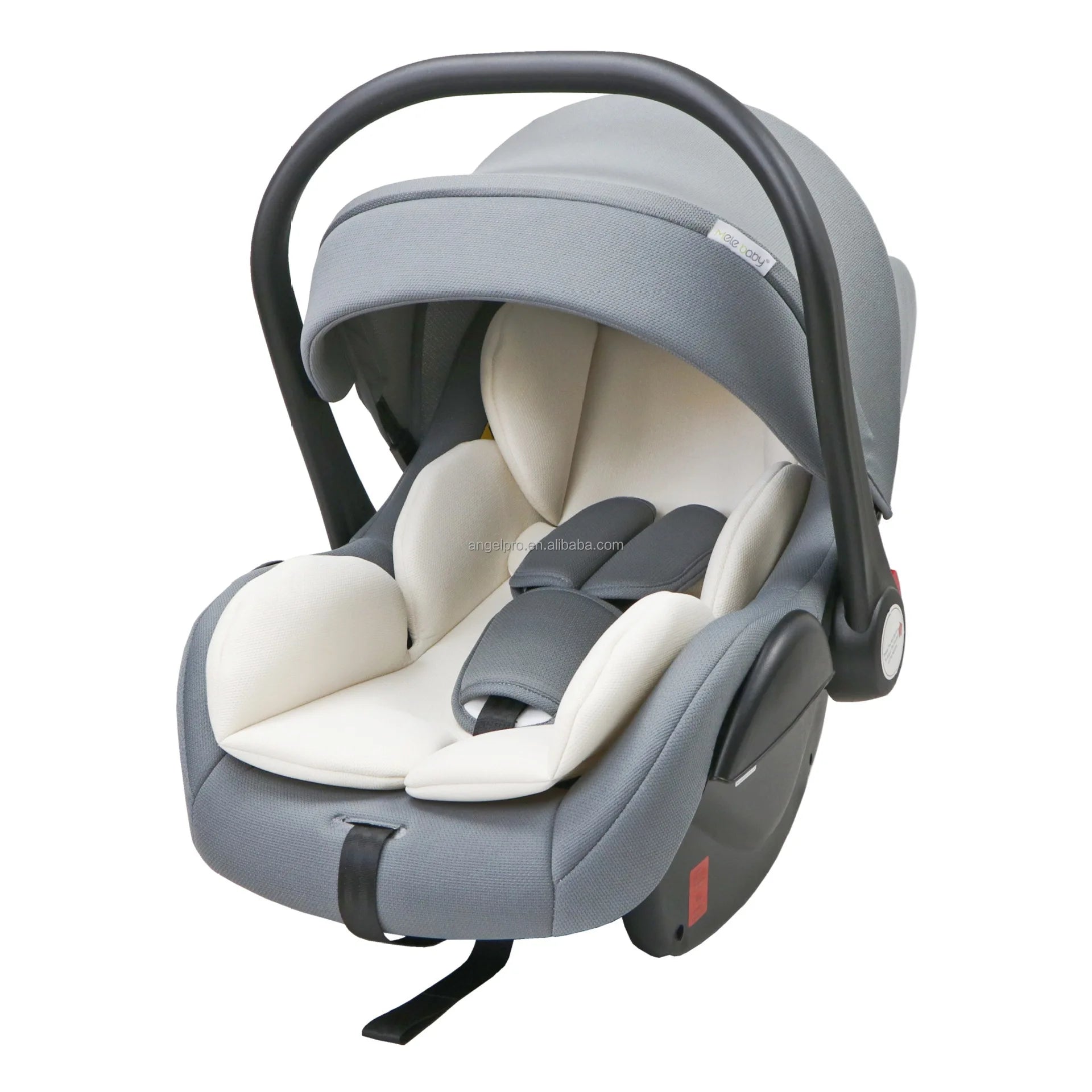 Factory Supply Grey with Black Beige with Blue pink Red Knitted Fabric Plastic Body Baby Newborn Car Seats