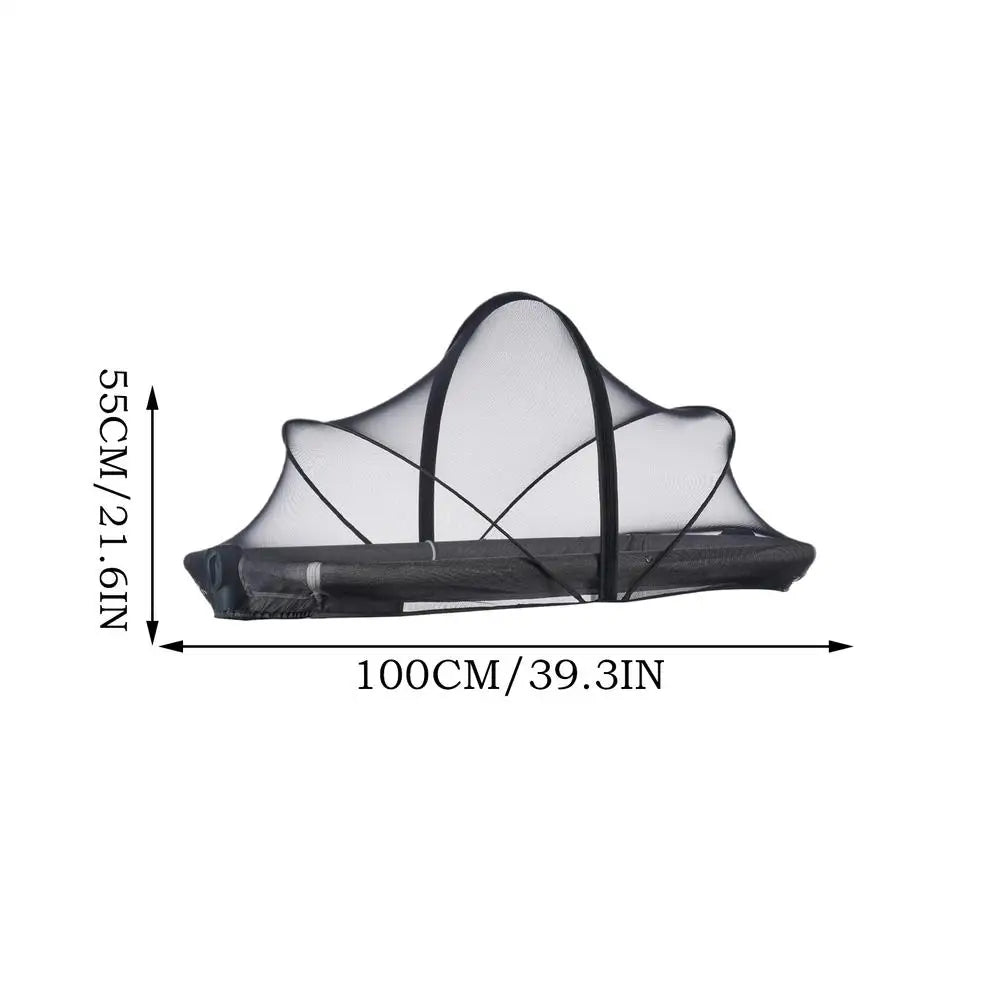 Crib Netting Mesh Portable Bassinet Cover Mos-quito Net Cover For Playard Cradle Co-Sleeping Travel Camping Outdoor Naps