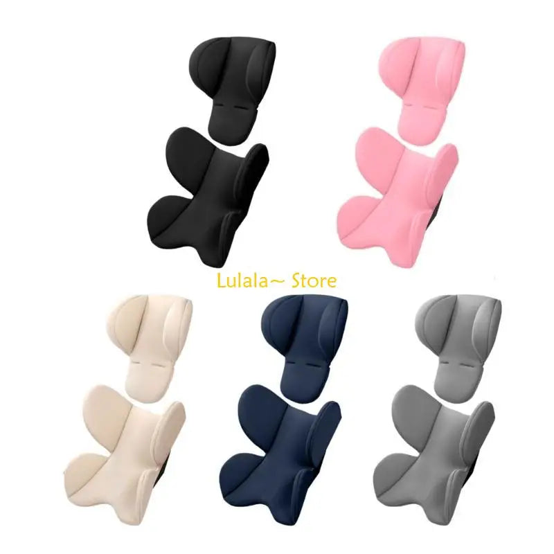 Y4QA Car Child Safety Cushion Basket Stroller Crib Mattress All-Season Universal Waist Protections Headrest Cushion Pad
